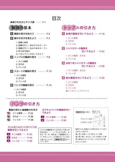 レディブティックシリーズ　製図の引き方ハンドブック[Fe-2300]