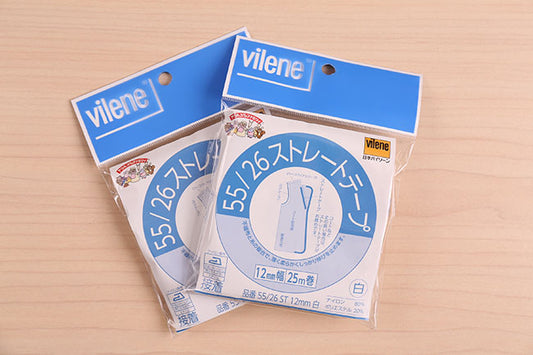 vilene(バイリーン) 55/26ストレートテープ12mm[f955-26st12mm]