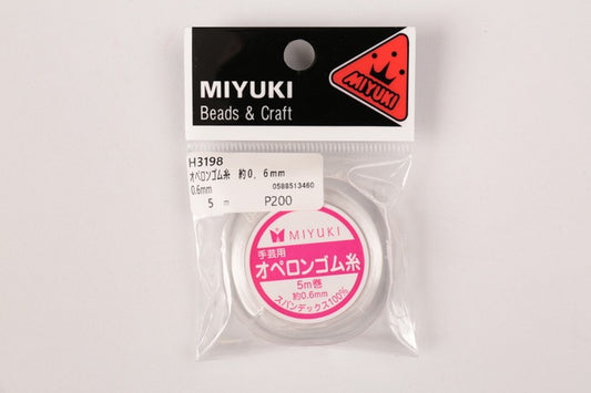 【MIYUKI】オペロンゴム糸 約0.6mm[f9-h3198]