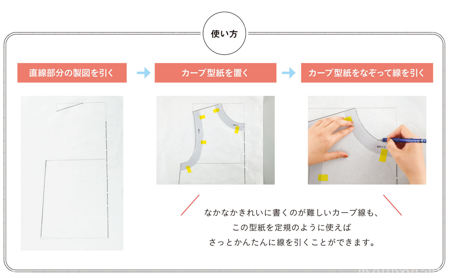 レディブティックシリーズ　A4サイズのカーブ型紙を使ってかんたんに作る服[Fe-8414]